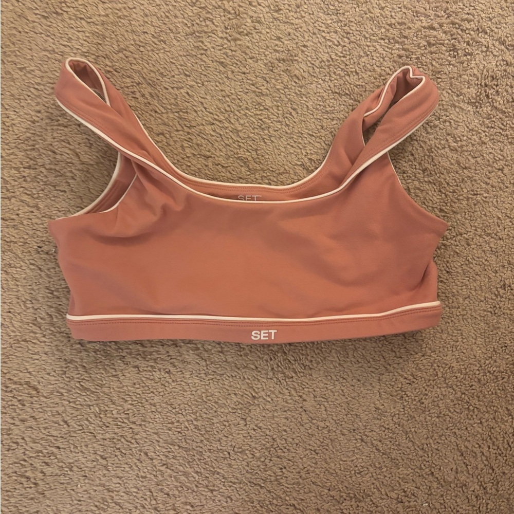 SET x PARKE Pink Sports Bra